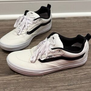 Vans Men's Kyle Walker White and Black Sneakers